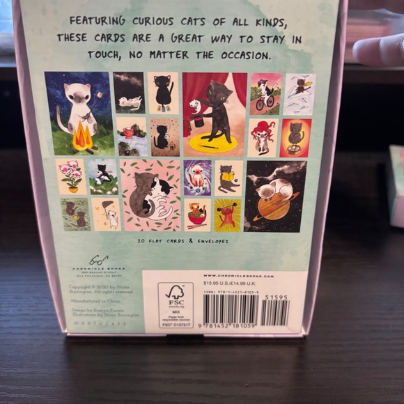 THE CURIOUS CAT CLUB CORRESPONDENCE  CARDS - Picture 2 of 4